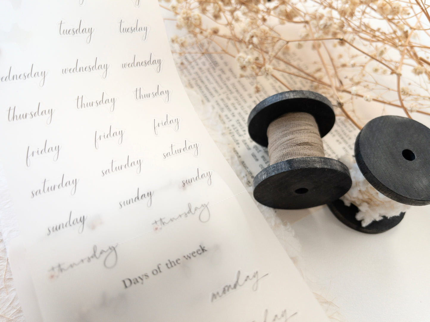 Pre-cut PET tape: Functional vol. 1