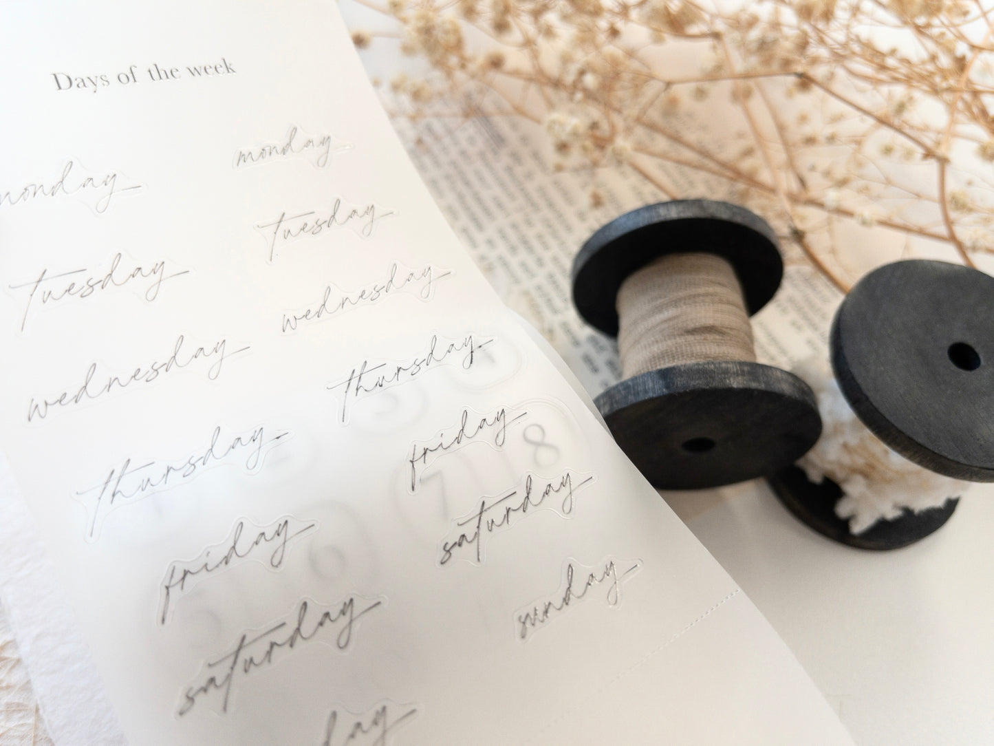 Pre-cut PET tape: Functional vol. 1