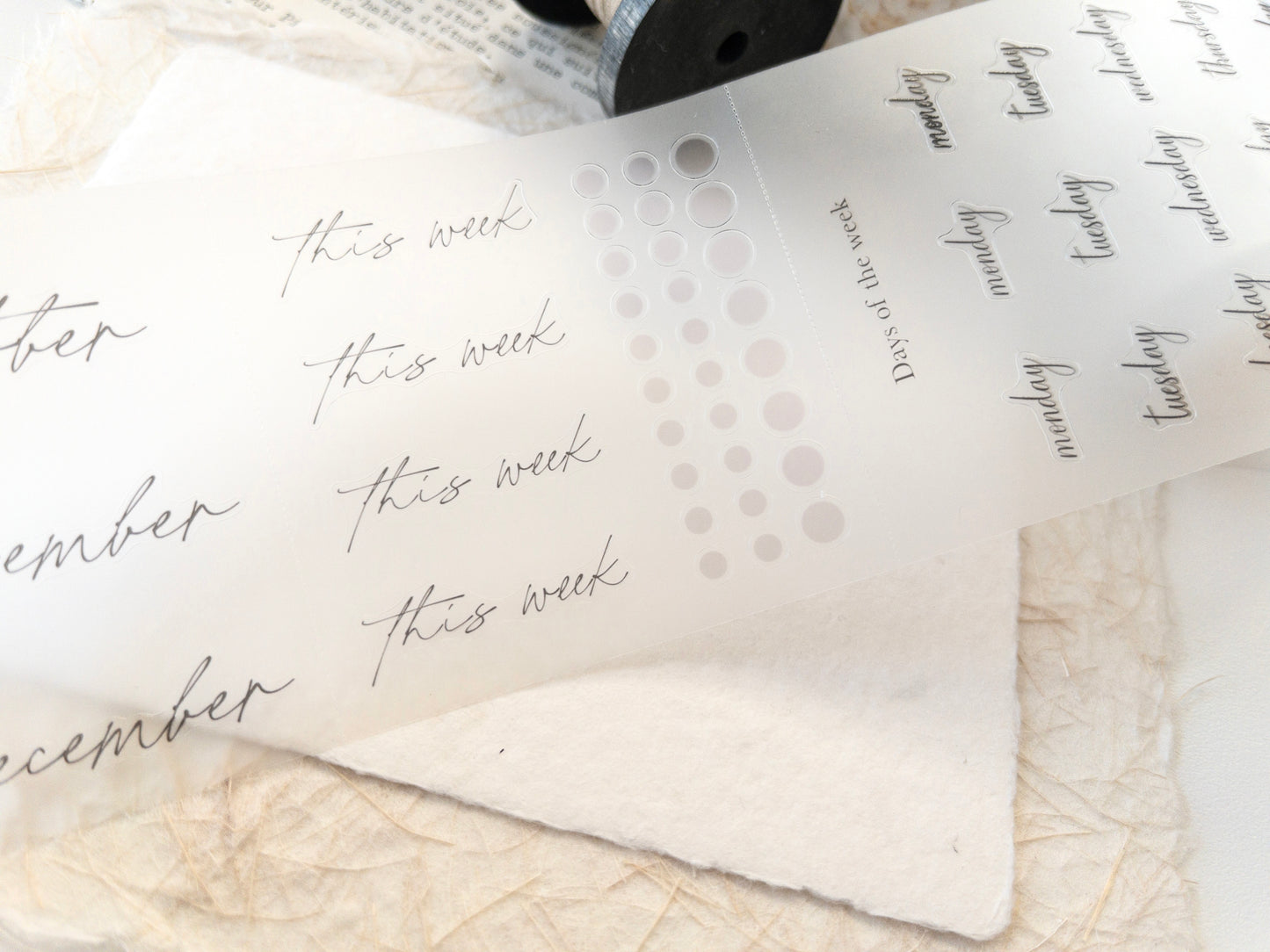 Pre-cut PET tape: Functional vol. 1