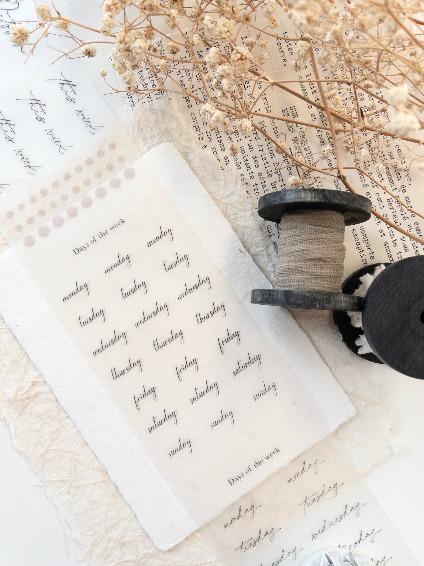 Pre-cut PET tape: Functional vol. 1