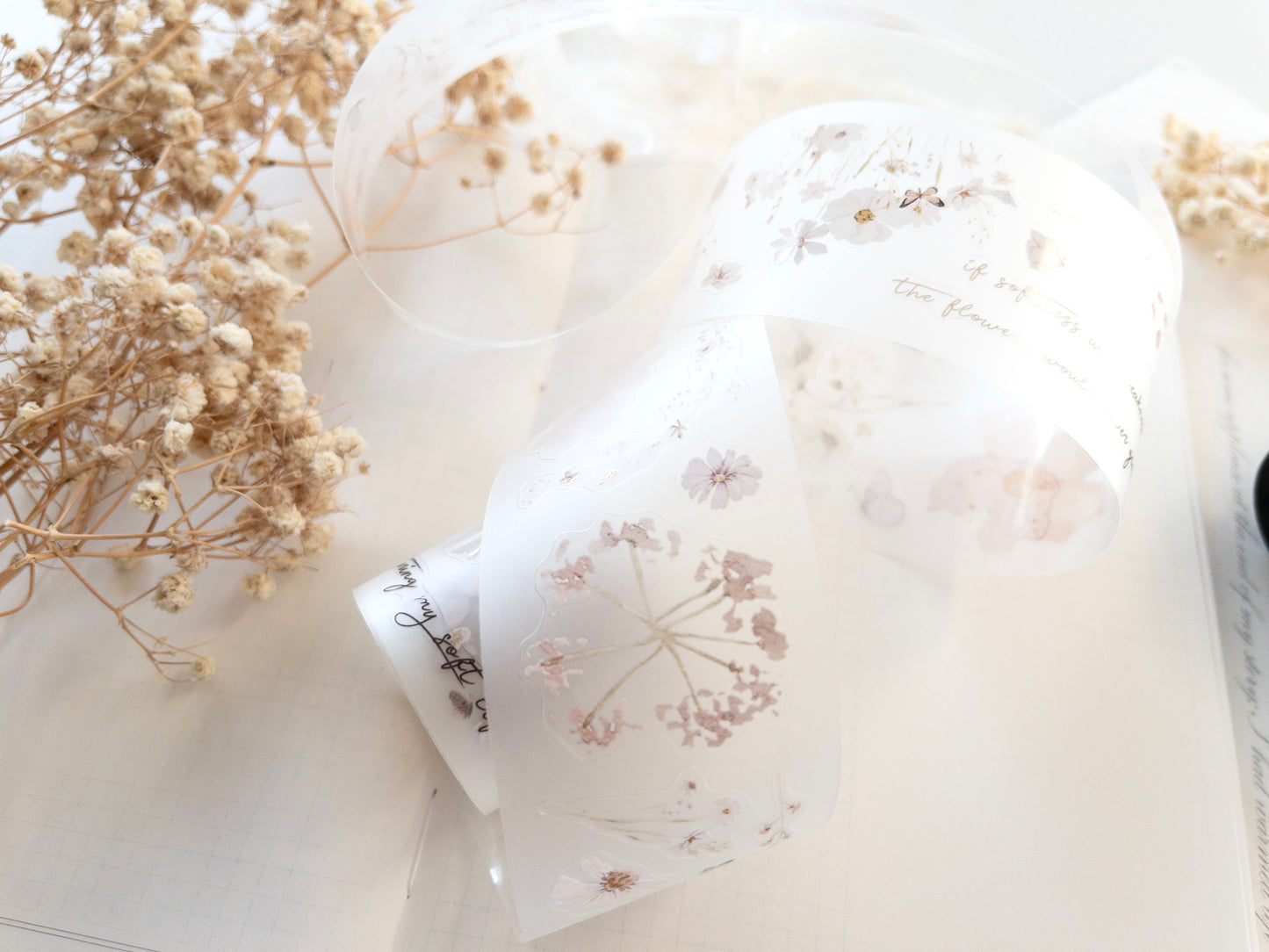 Pre-cut PET tape: Soft Days