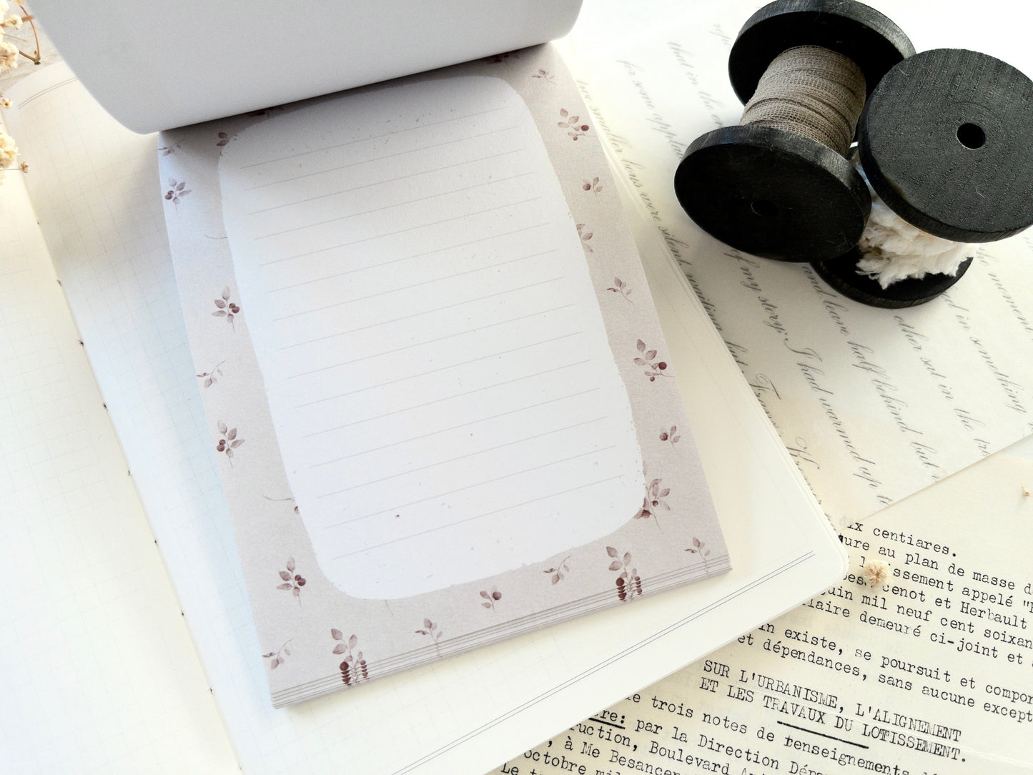 Floral notepad (A6)