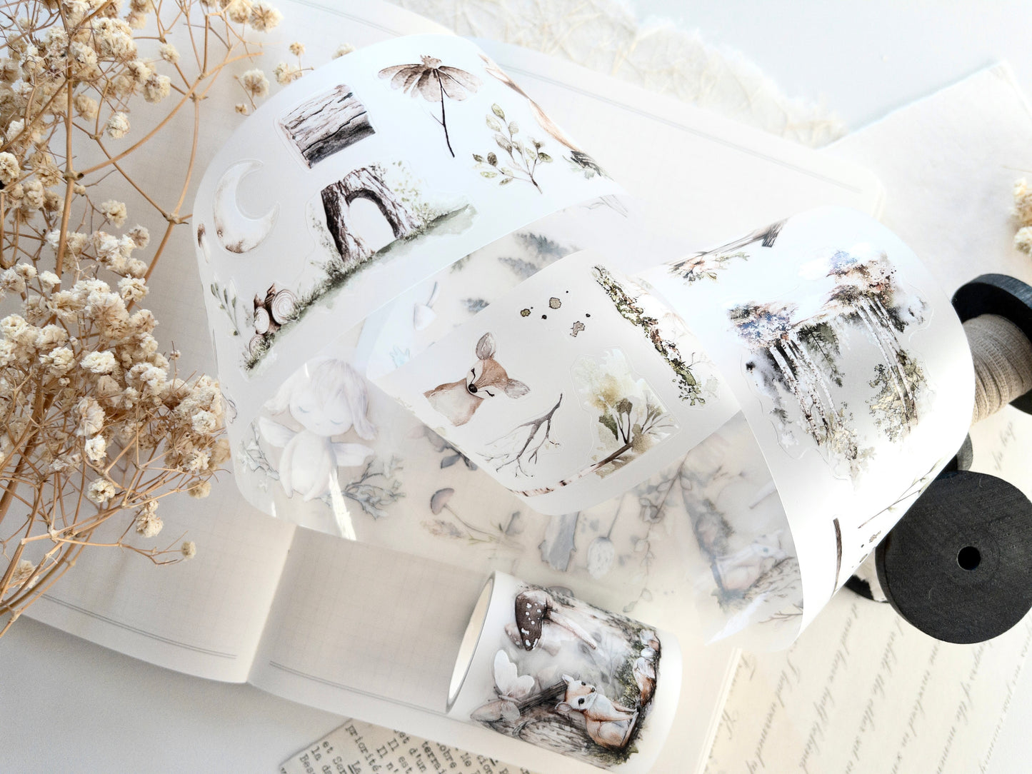 Pre-cut PET tape: Enchanted Forest