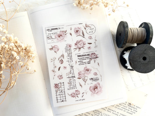 Transfer stickers: The blooming archive