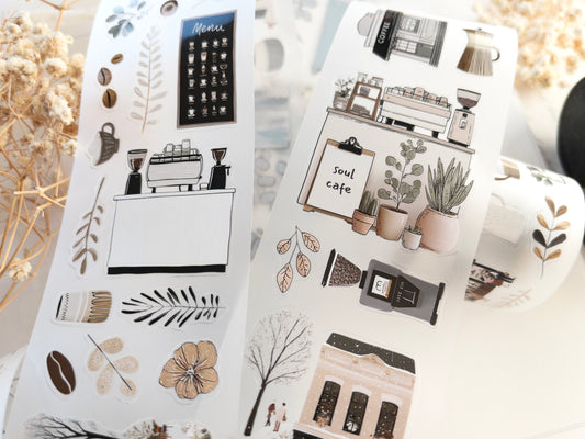 Pre-cut PET tape: Soul Cafe