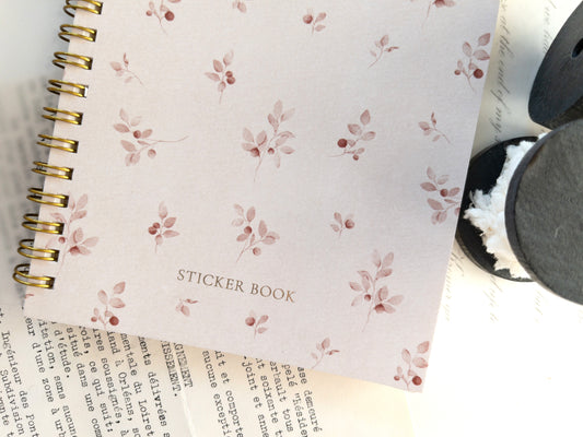 Reusable sticker book for sticker storage