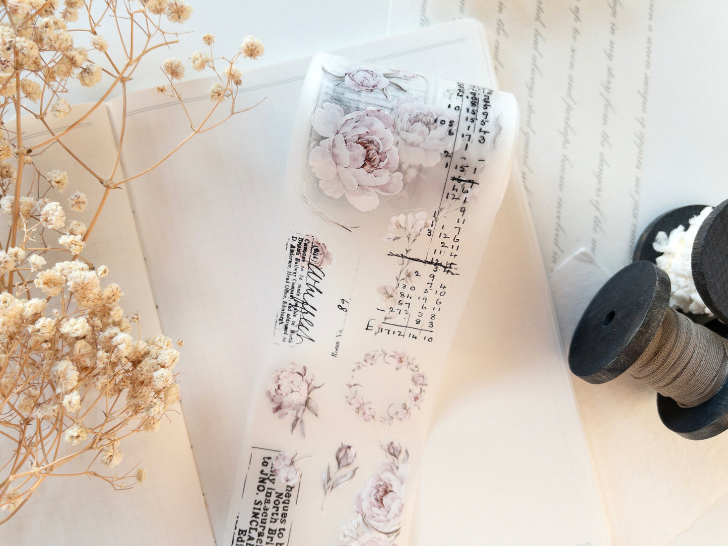 Pre-cut PET tape: The Blooming Archive