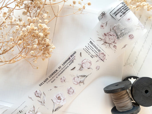 Pre-cut PET tape: The Blooming Archive