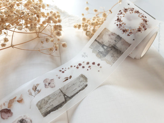 Pre-cut PET tape: Paper Garden