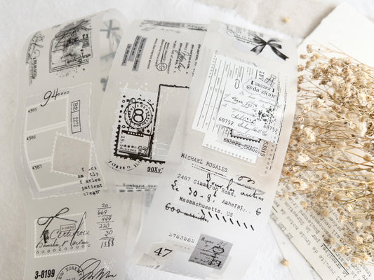 Journal Pages pre-cut PET tape: Fragments (100cm loop)