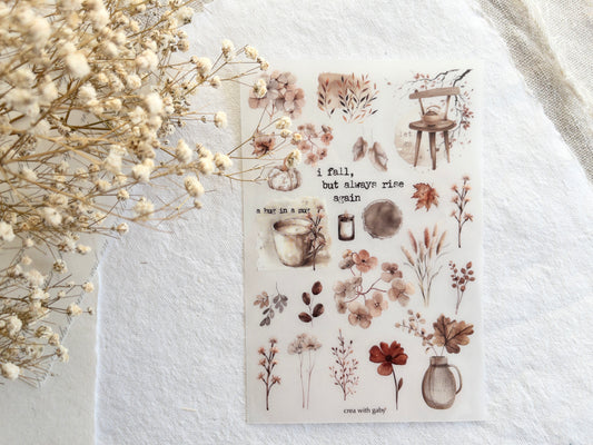 Transfer stickers: Autumn deco