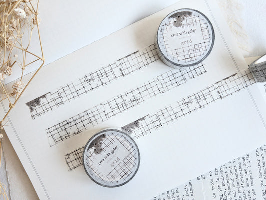Grid washi tape (15mm)