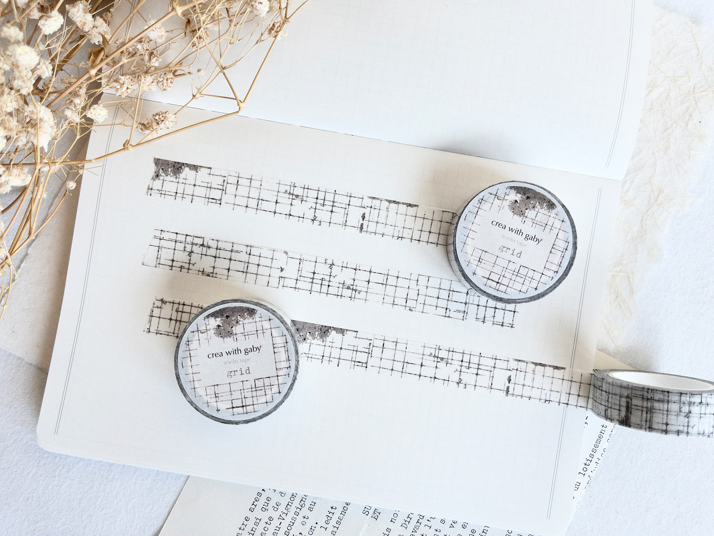 Grid washi tape (15mm)