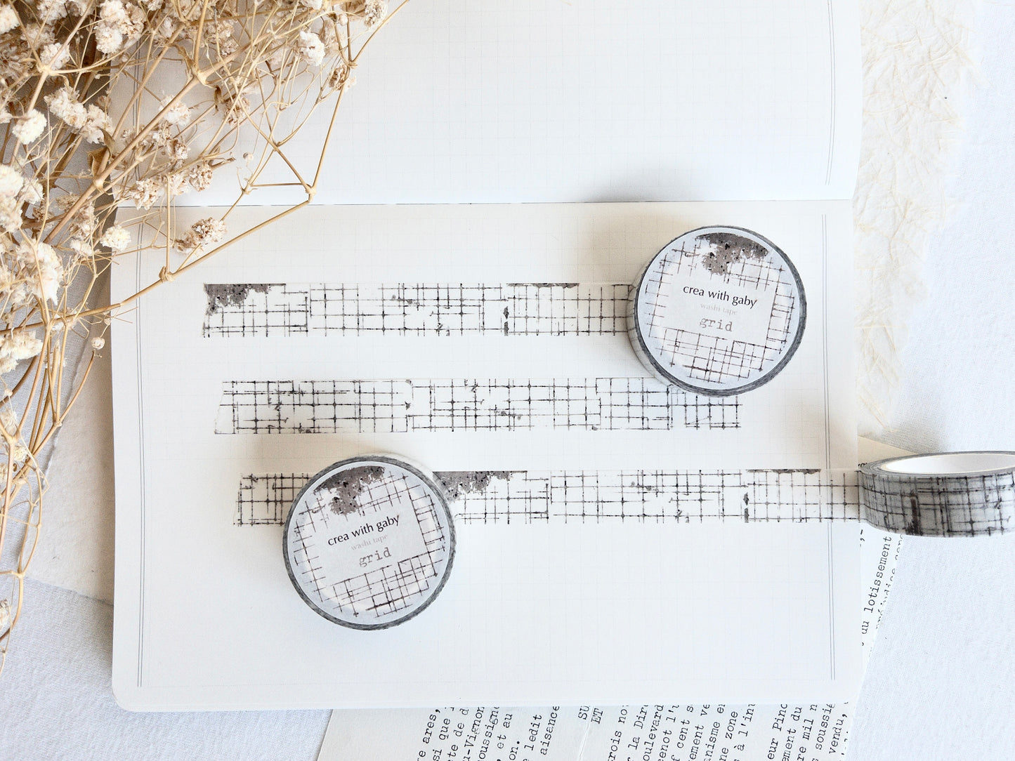 Grid washi tape (15mm)