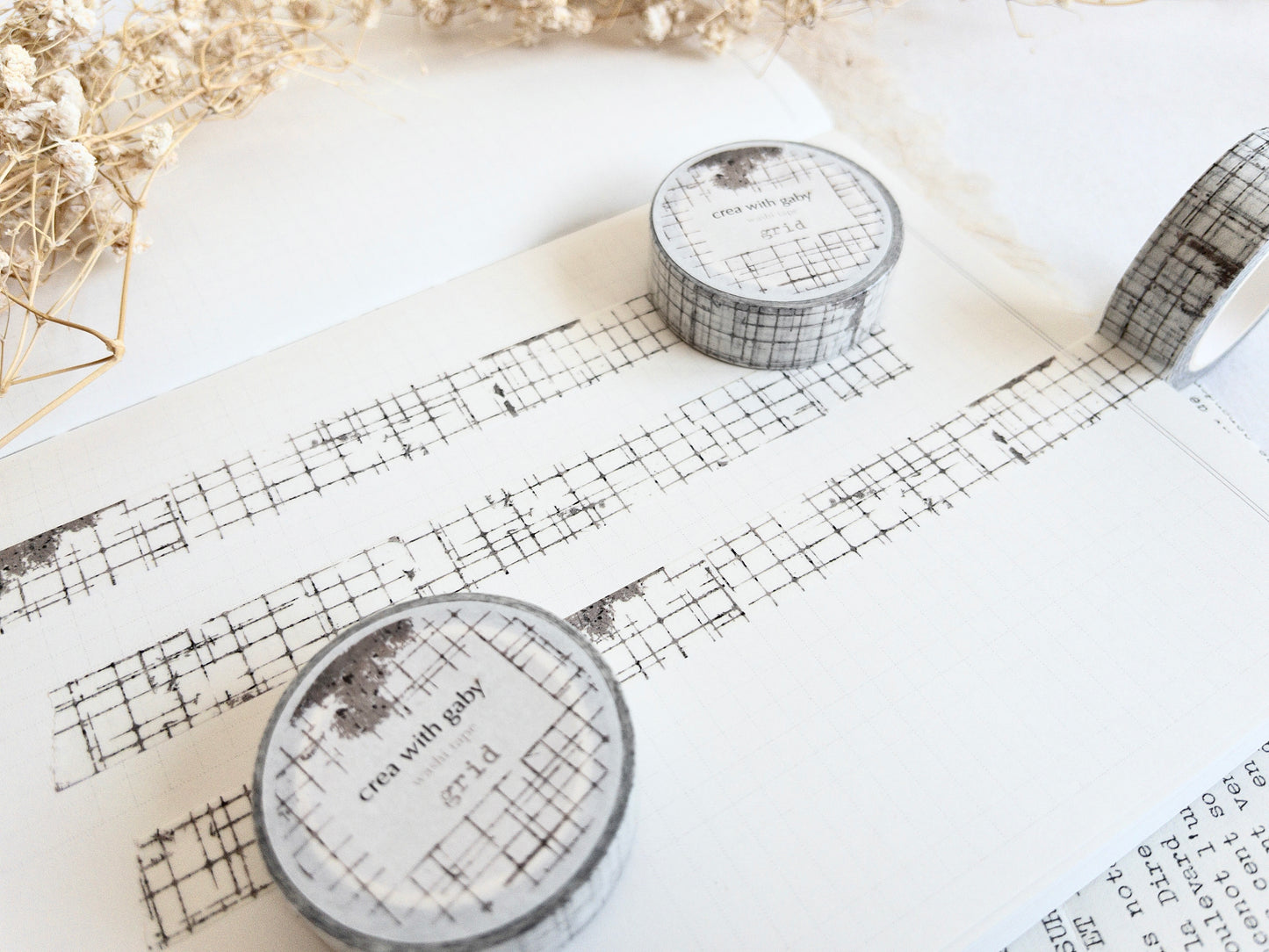 Grid washi tape (15mm)