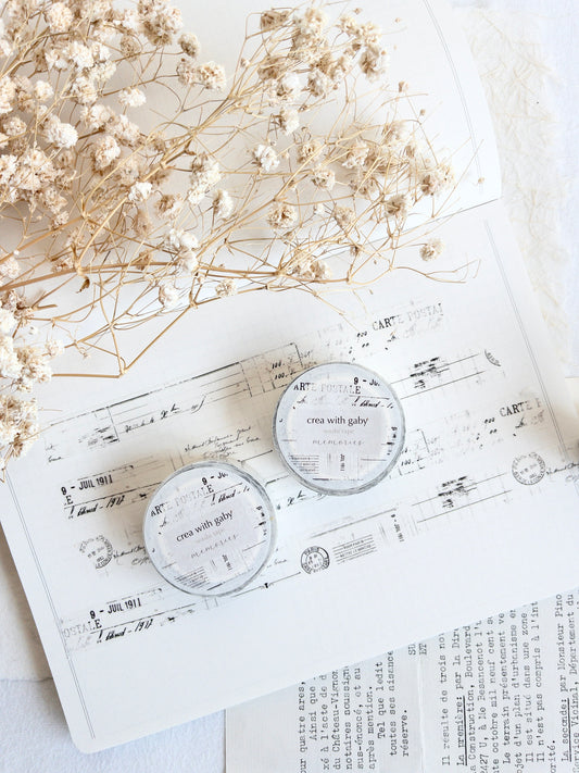Washi tape: Memories vol 2 collection (15mm)