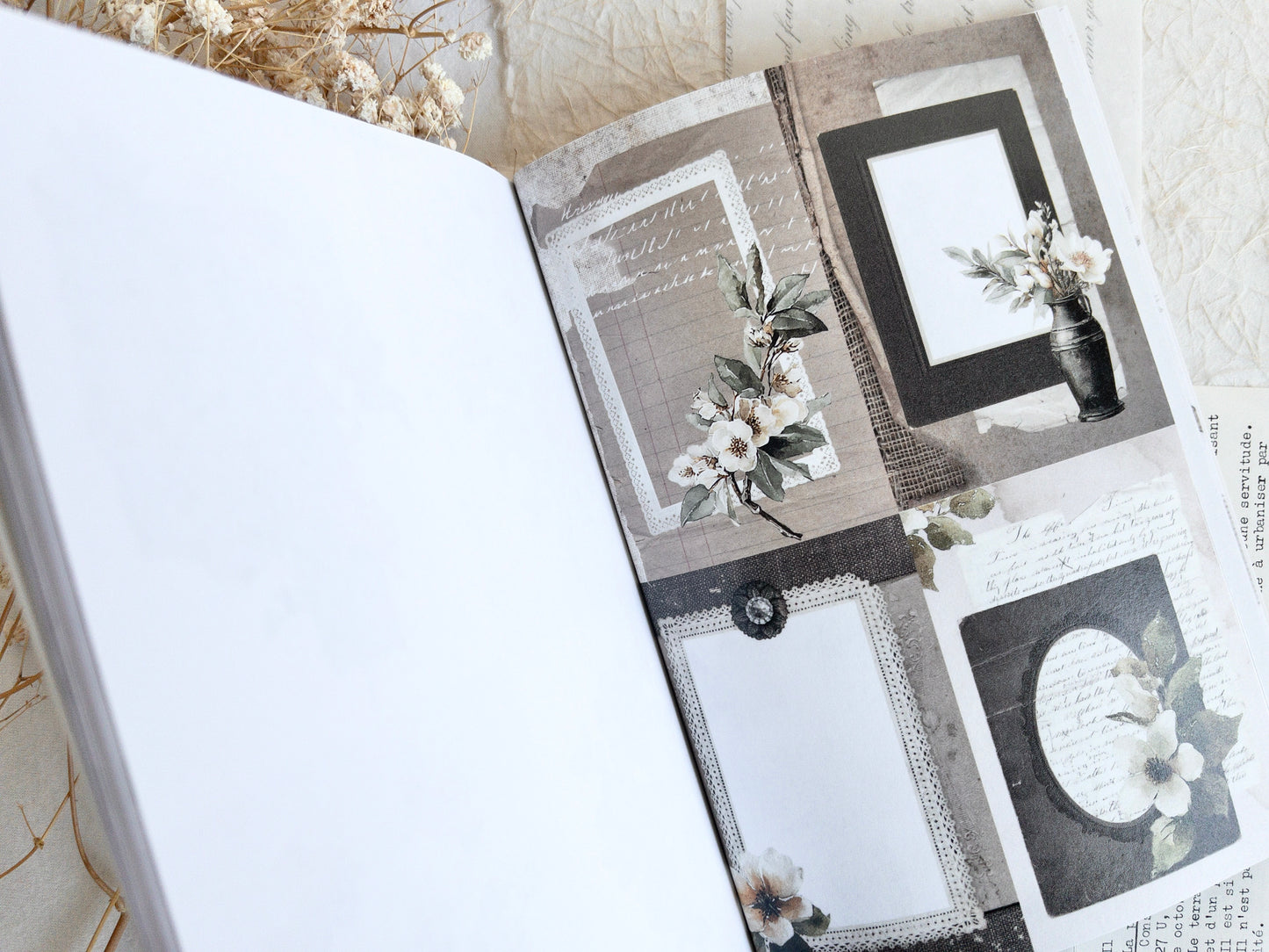 Crafting paper & sticker pad: Nostalgia (February 2026 sub kit)