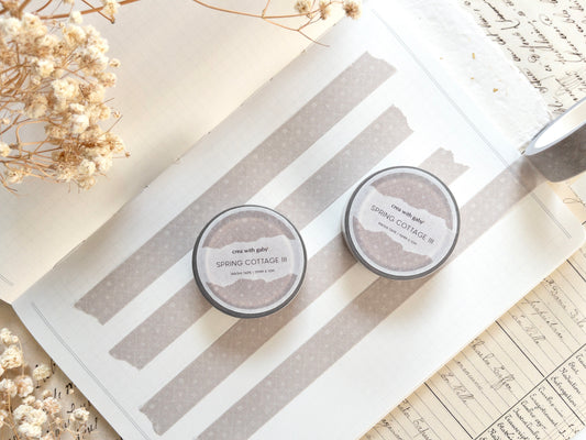 Washi tape: Spring cottage III