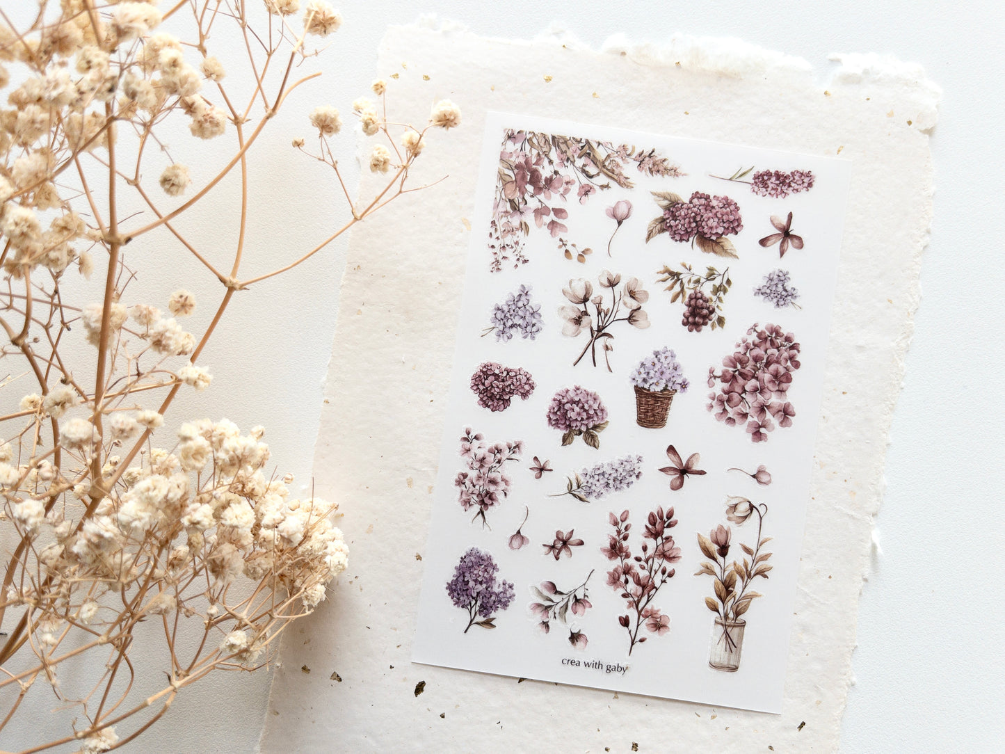 Transfer stickers: Spring garden