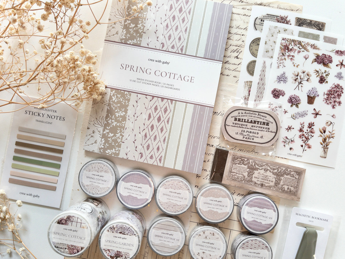 Journaling bundle: Spring cottage (Save!)