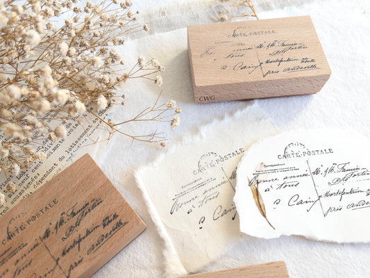 Rubber stamp: Carte Postale