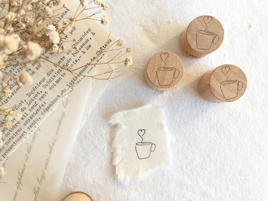 Rubber stamp: Coffee love