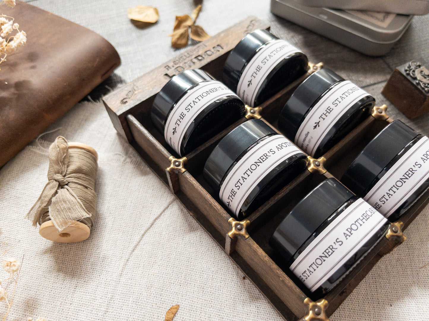 Miniature die cut washi sticker labels: The Stationer's Apothecary (35 pieces)