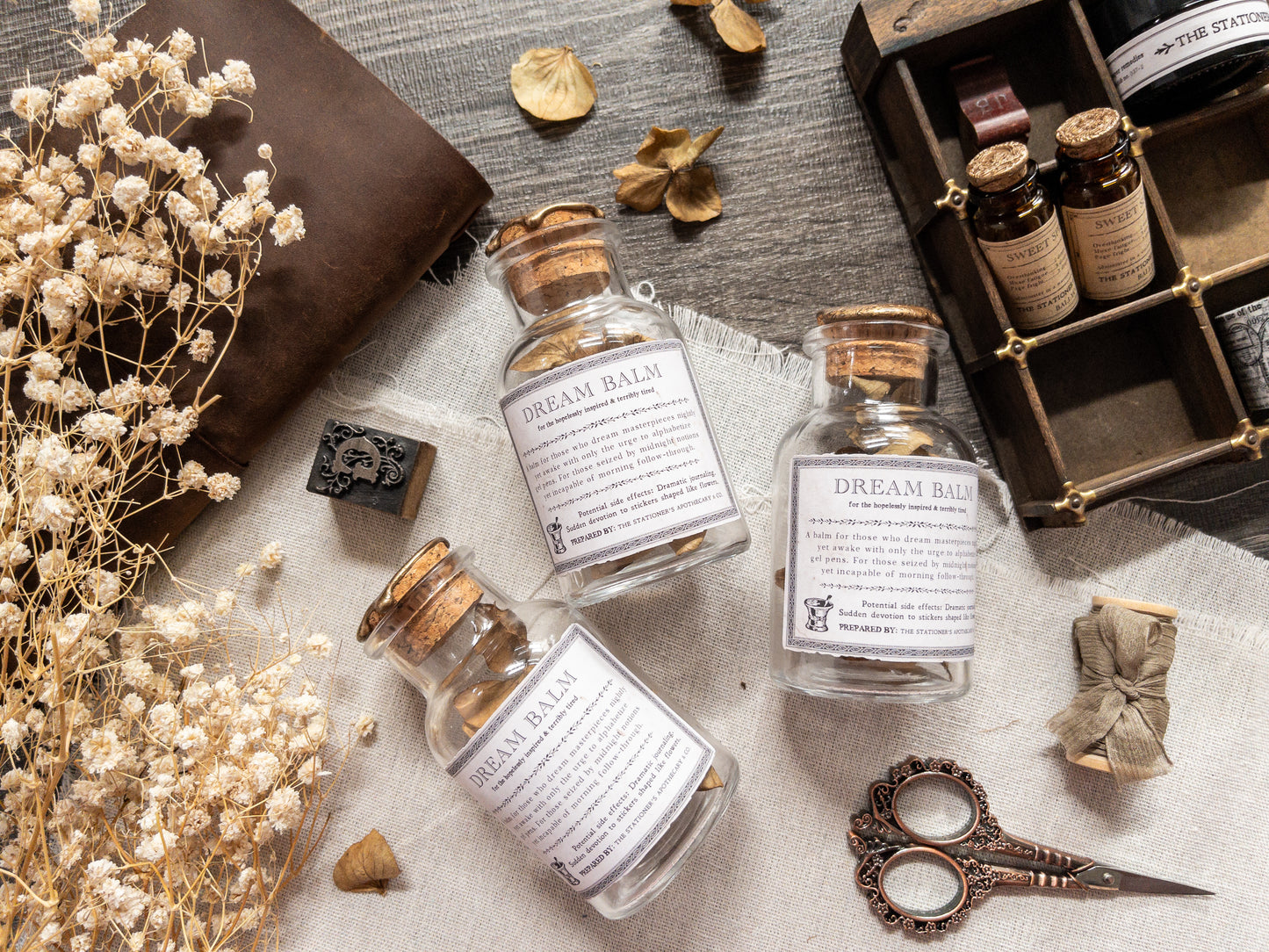 Deco apothecary bottle