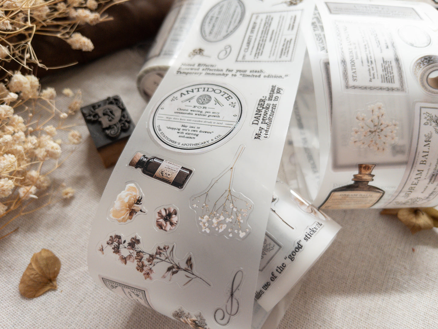 Pre-cut PET tape: The Stationer's Apothecary