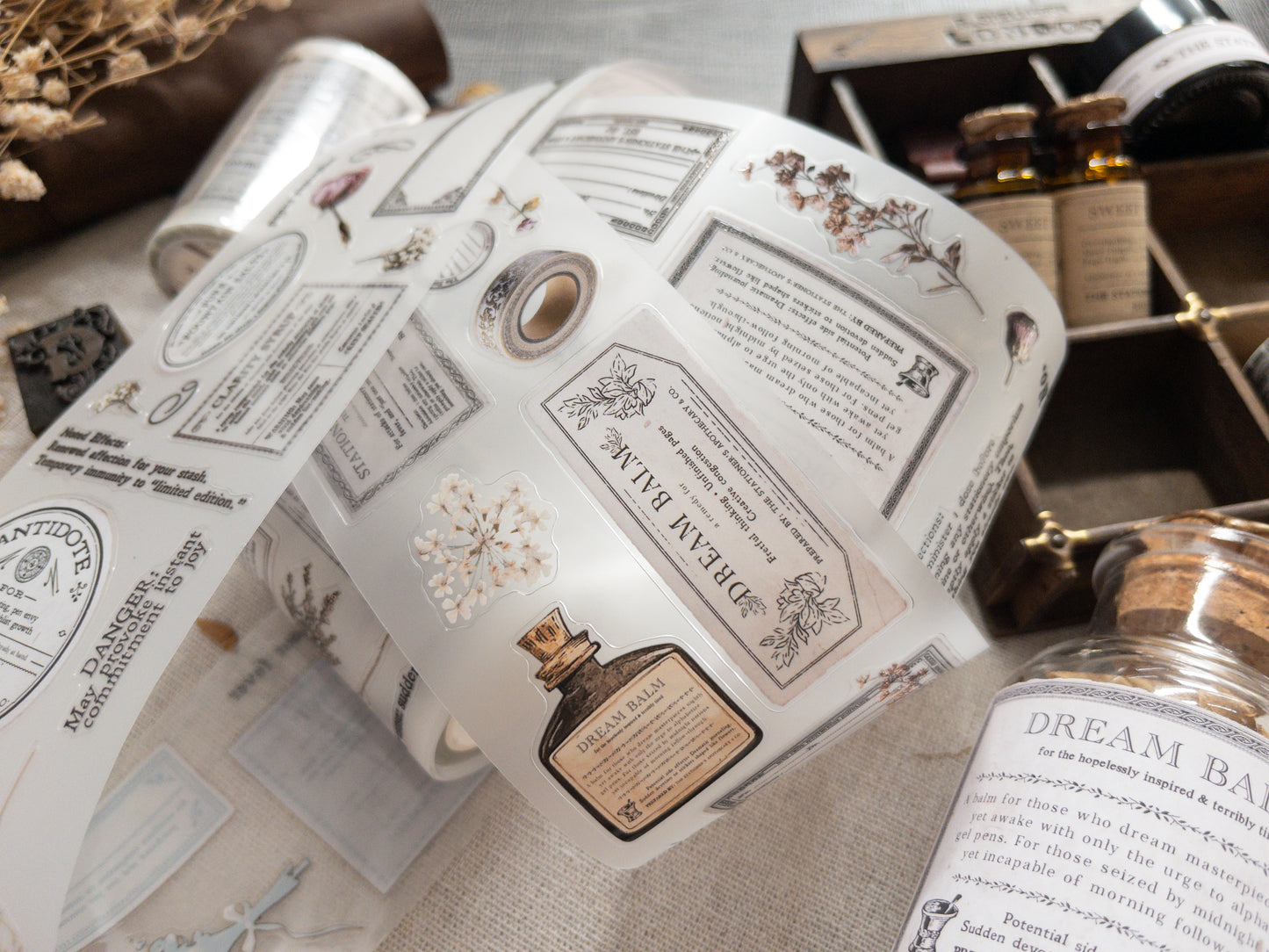 Pre-cut PET tape: The Stationer's Apothecary
