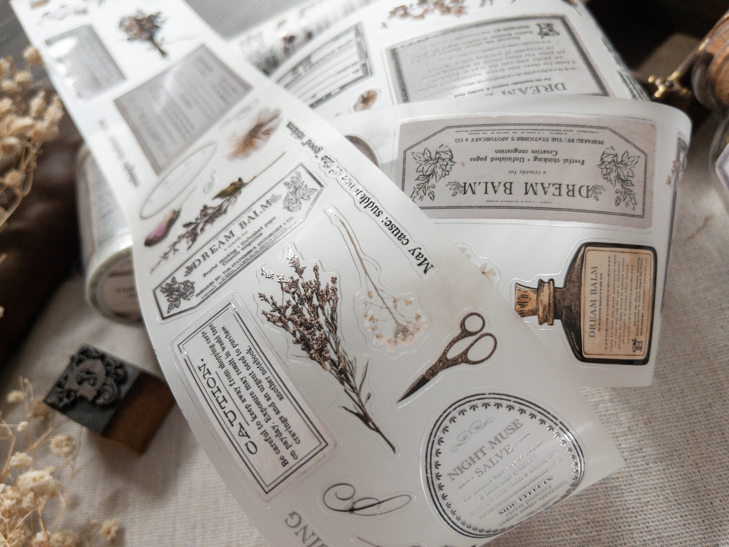 Pre-cut PET tape: The Stationer's Apothecary