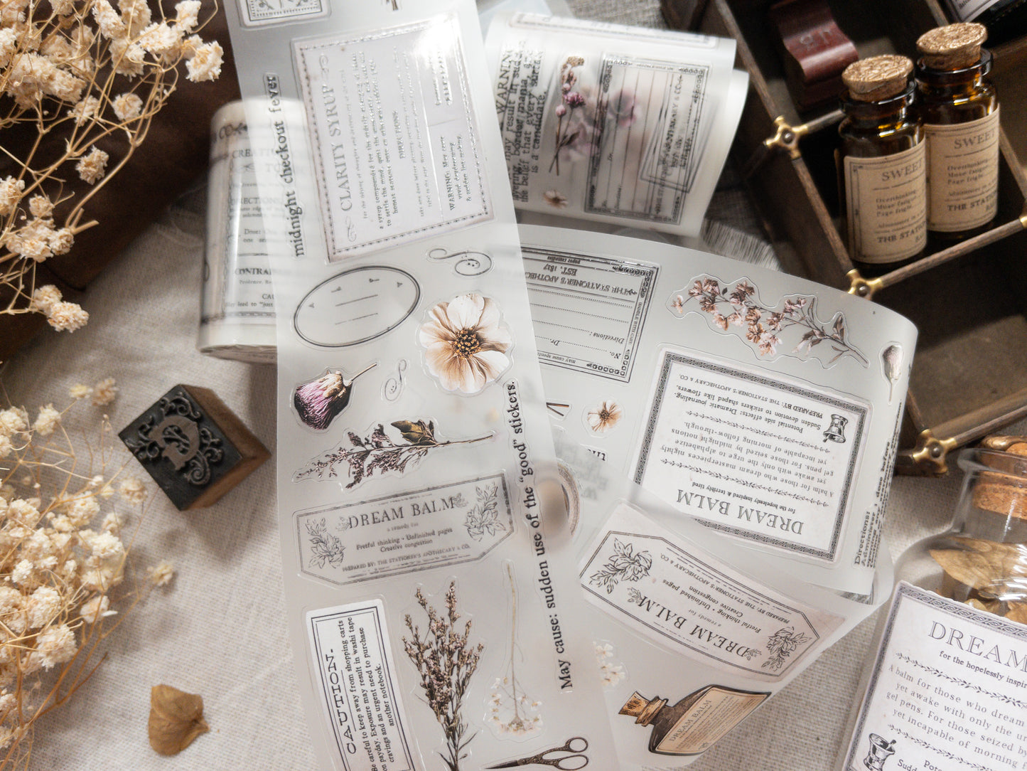 Pre-cut PET tape: The Stationer's Apothecary