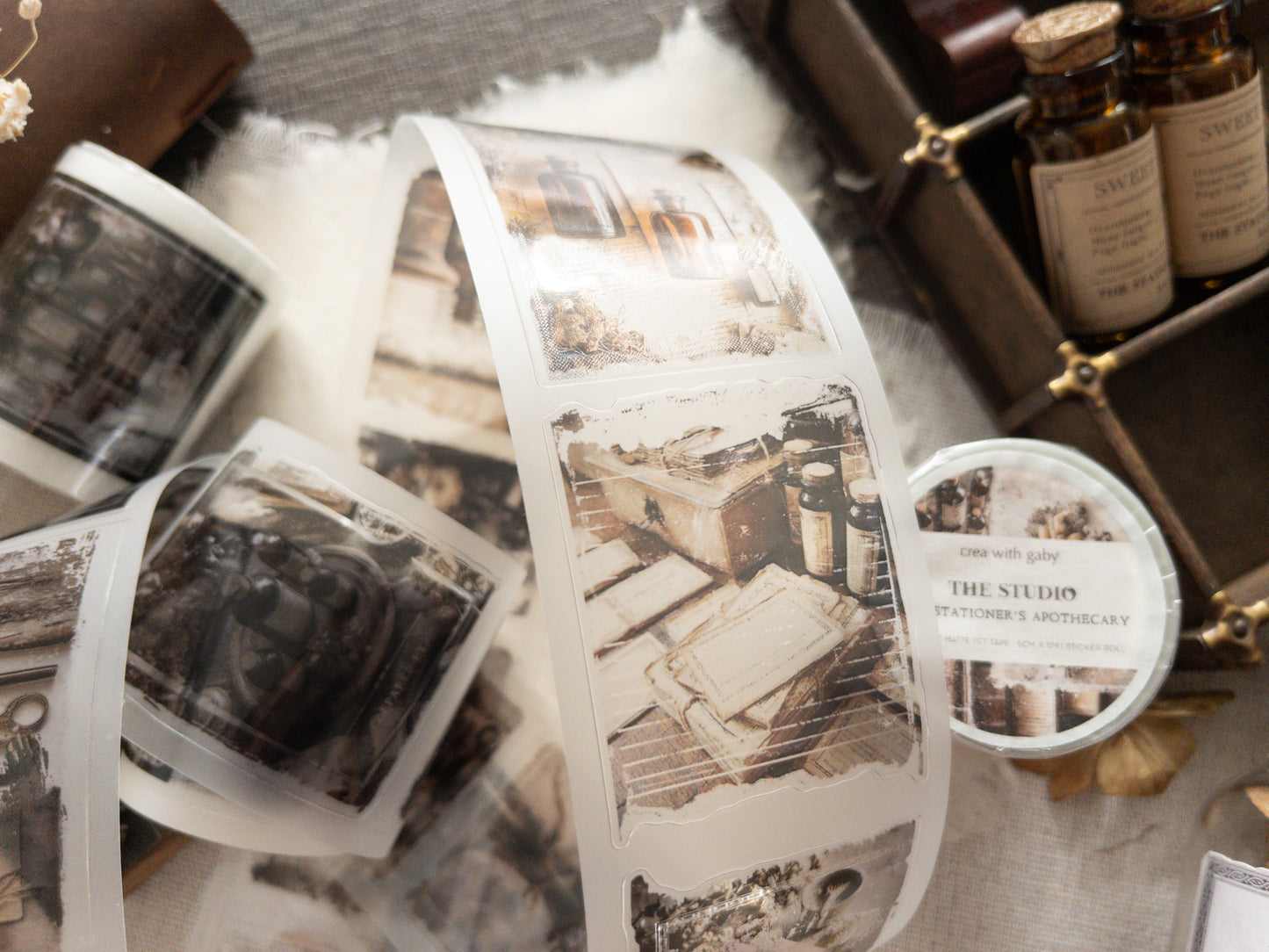 Pre-cut PET tape: The Studio (The Stationer's Apothecary collection)