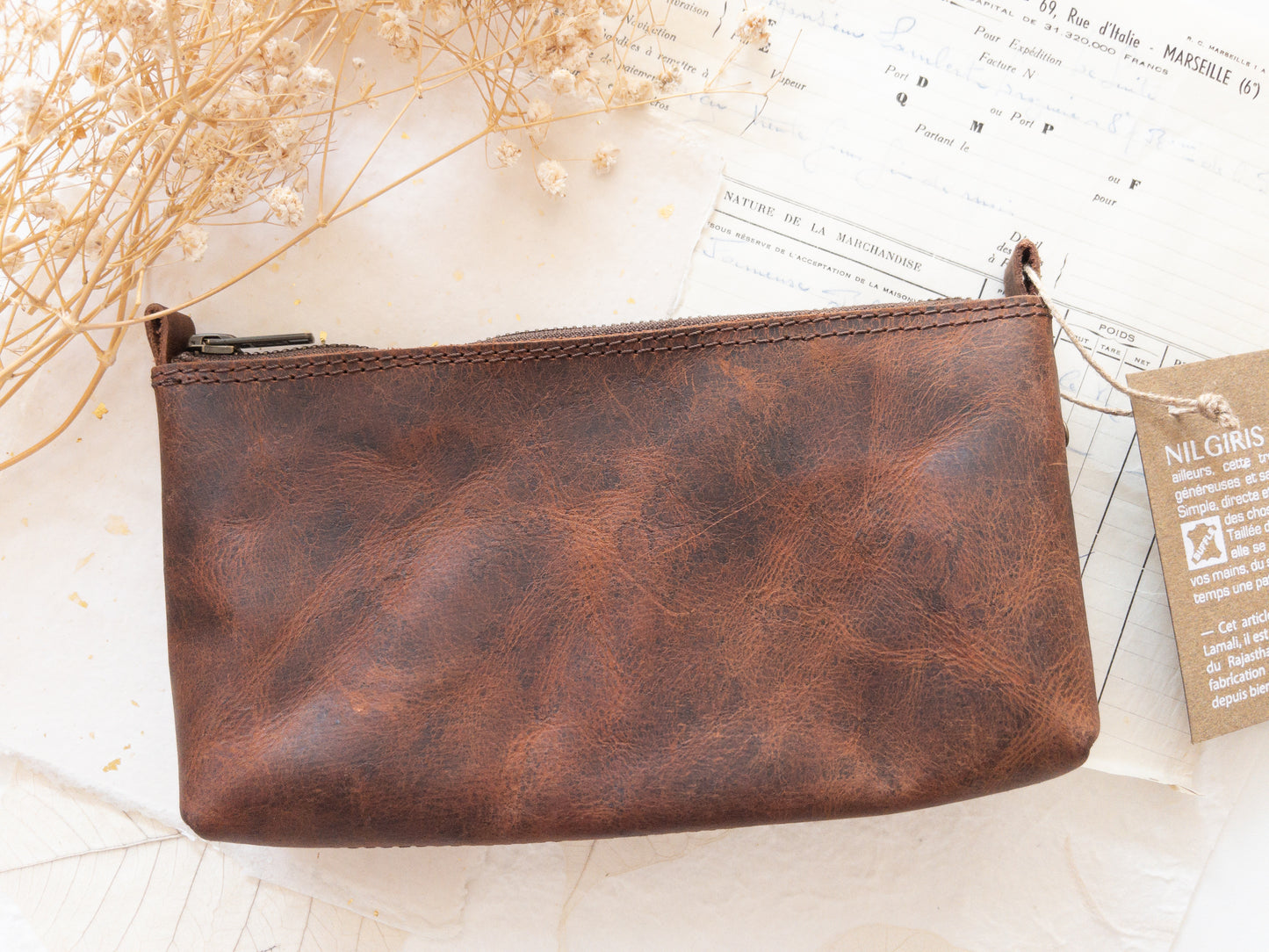 Leather pouch