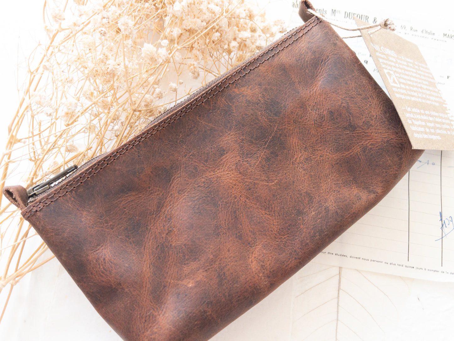 Leather pouch