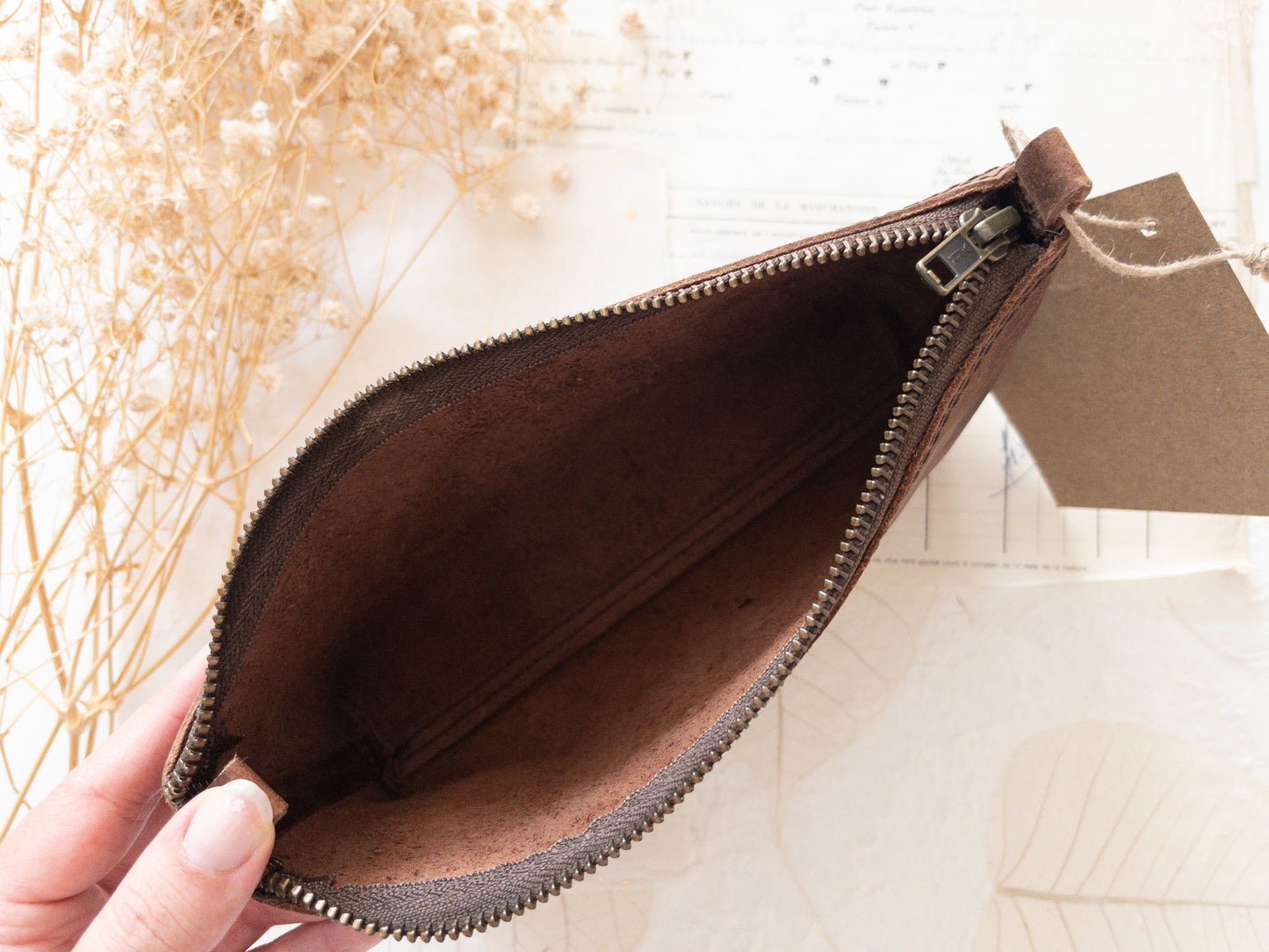 Leather pouch