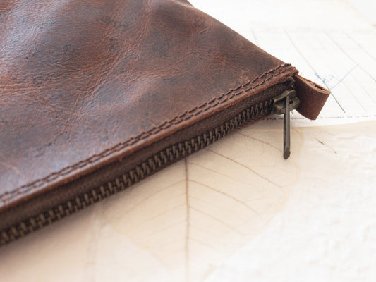 Leather pouch