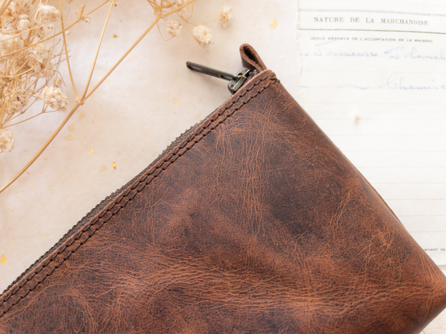 Leather pouch