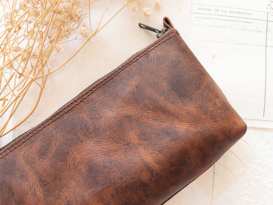 Leather pouch