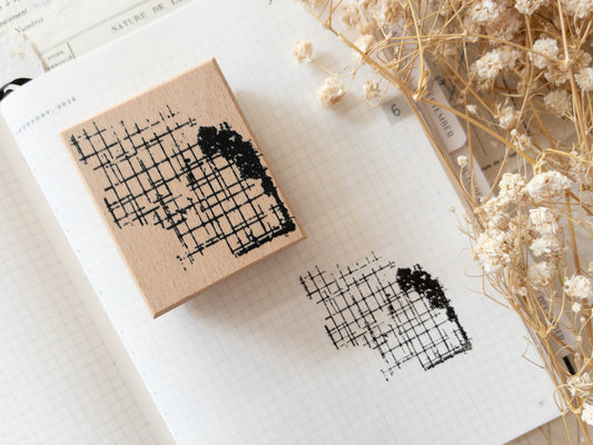 Rubber stamp: Grid background