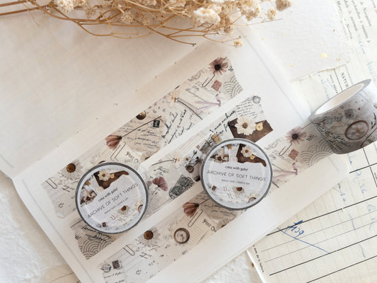 Washi tape: Archive of soft things (30mm)