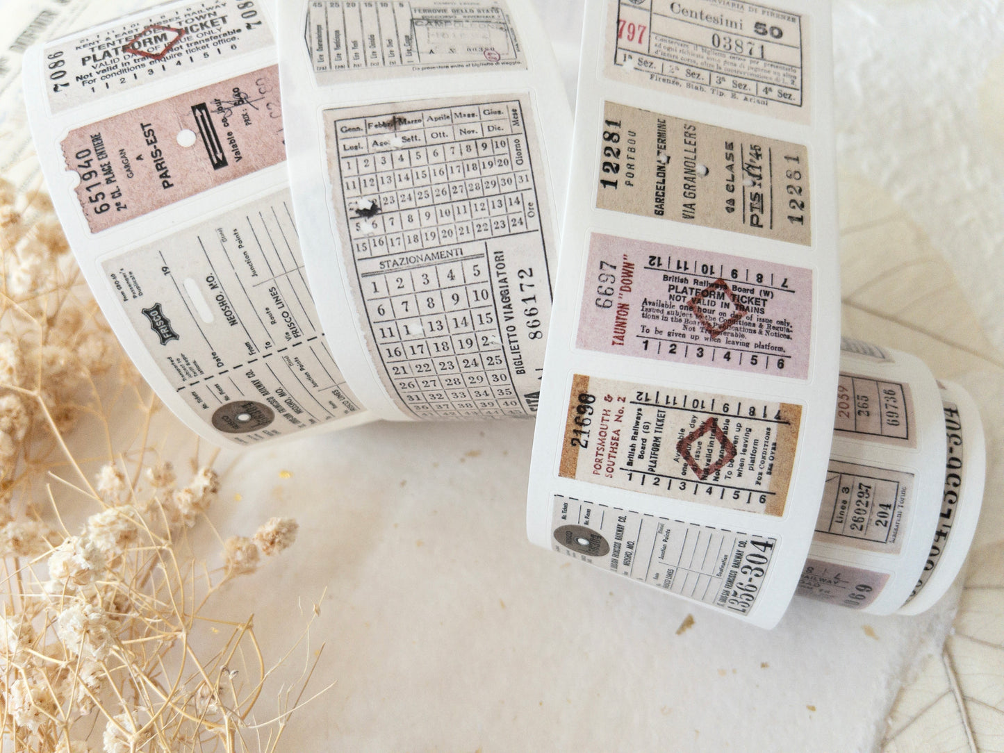 Pre-cut taiwanese washi tape with backing paper: Summer escapade (August 2026 sub kit)