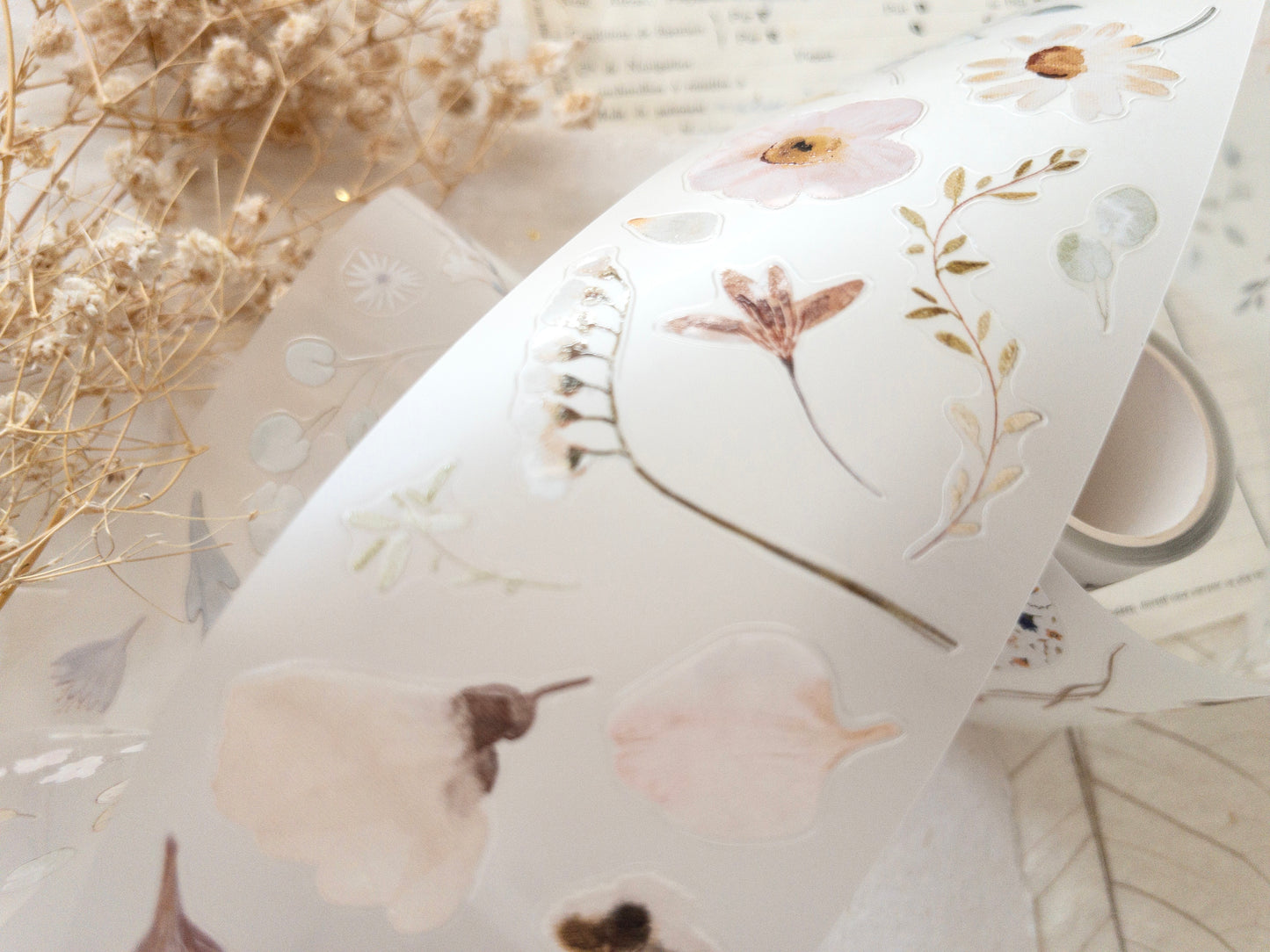 Pre-cut PET tape: Meadow breeze