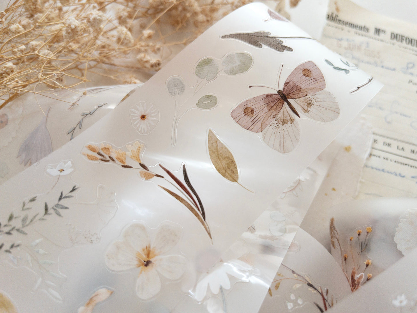 Pre-cut PET tape: Meadow breeze