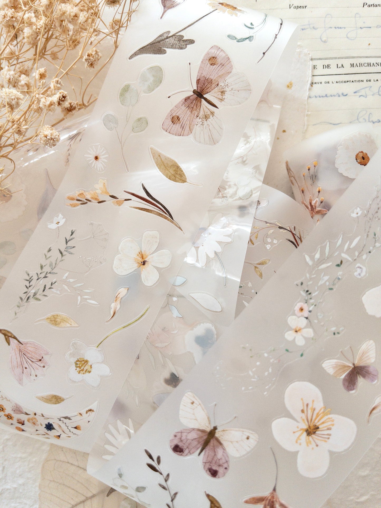 Pre-cut PET tape: Meadow breeze