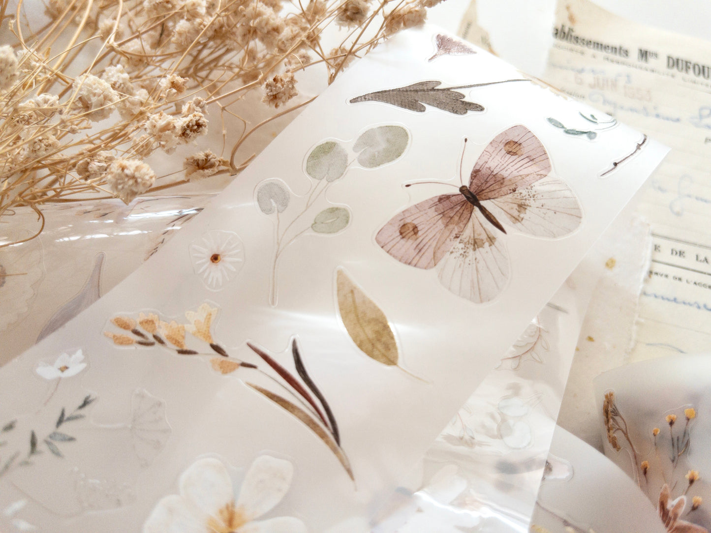 Pre-cut PET tape: Meadow breeze