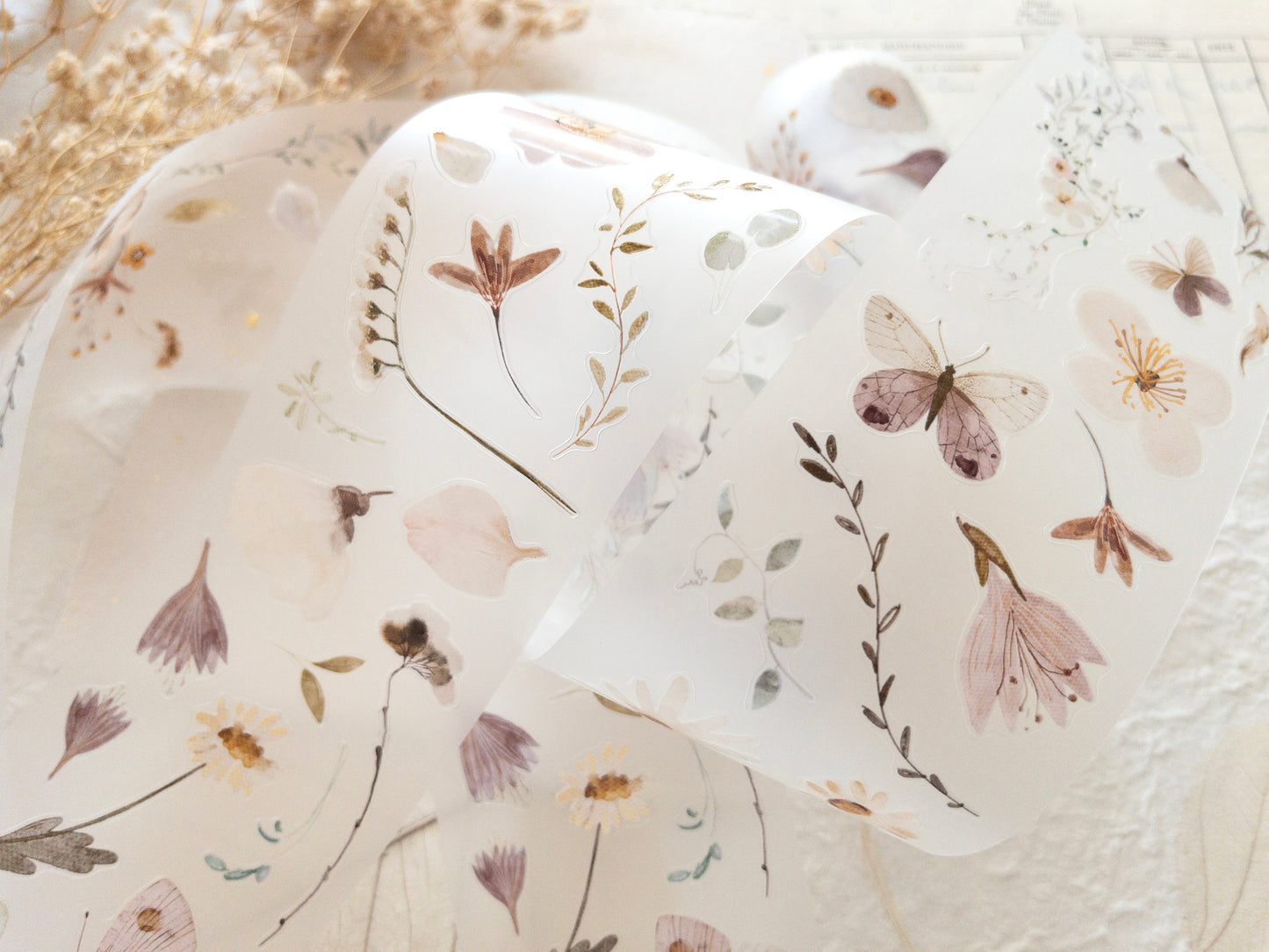 Pre-cut PET tape: Meadow breeze