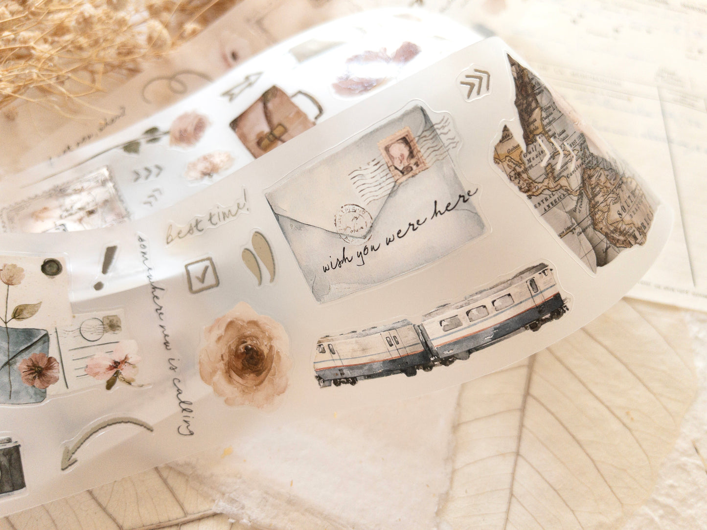 Pre-cut PET tape: Softly somewhere