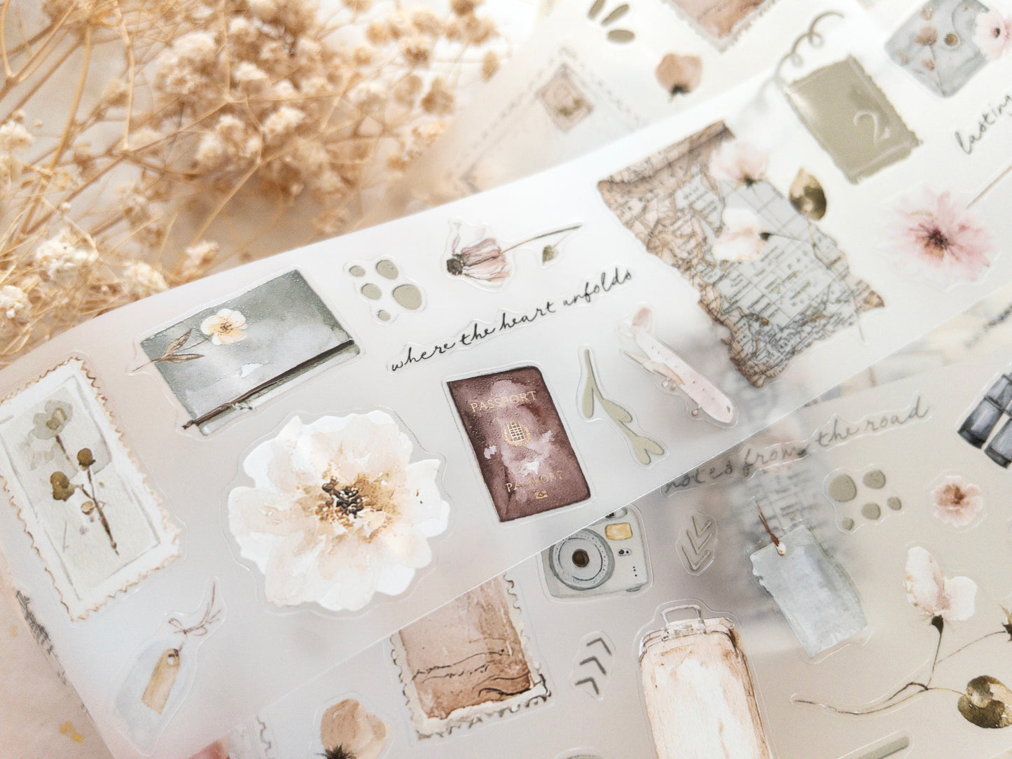 Pre-cut PET tape: Softly somewhere