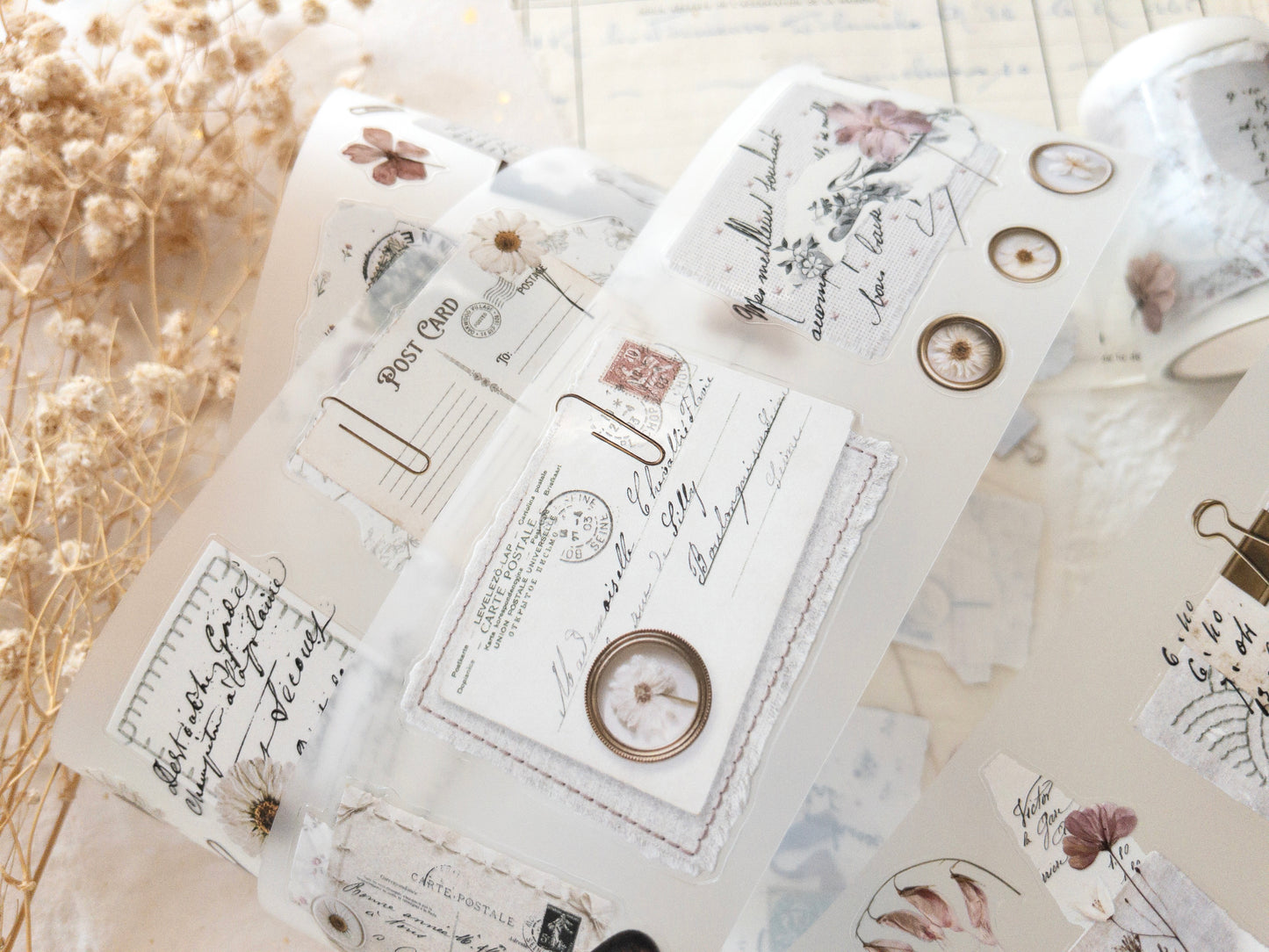 Pre-cut PET tape: Archive of soft things
